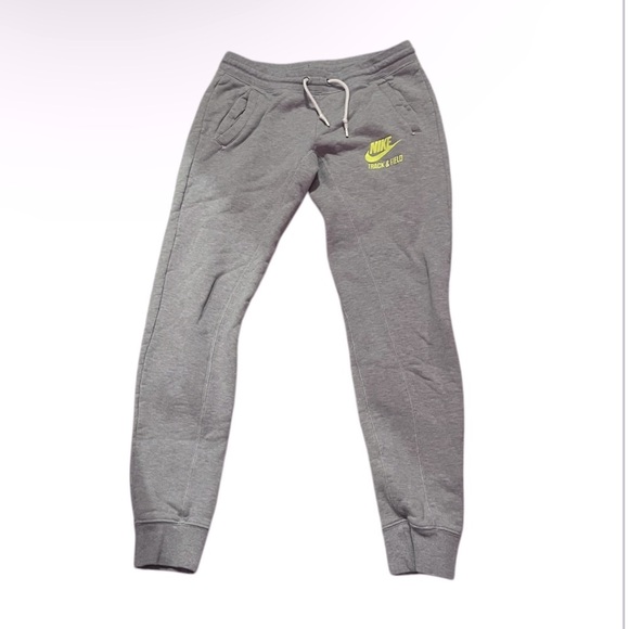 NIKE Track & Field Training Joggers Drawstring TECH FLEECE GREY Sz S Women - Picture 6 of 7